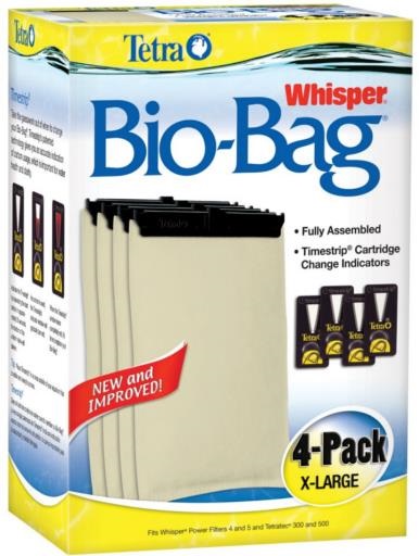 WHISPER X-LRG BIO BAG 4 PACK