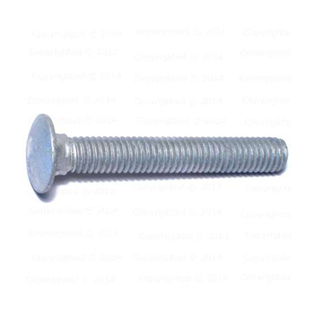 Galv Carr Bolt 3/8 X 2-1/2