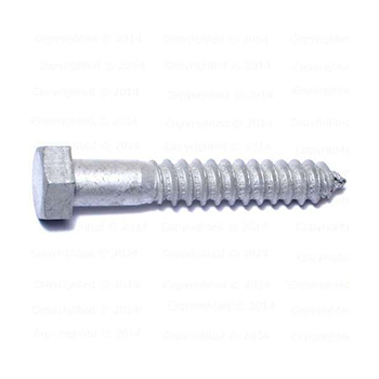 GALV LAG SCREW 1/2 x 10