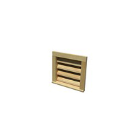 12x12 WOOD LOUVER GABLE VENT