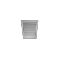 12x18 WHT ALUM LOUVER GABLE VENT