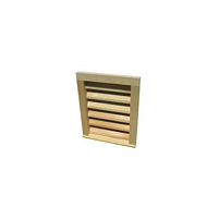 12x18 WOOD LOUVER GABLE VENT