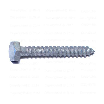 GALV LAG SCREW 1/2 x 6      25ct
