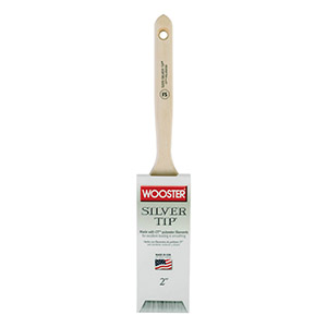 Wooster 2"silver Tip Flat Sash