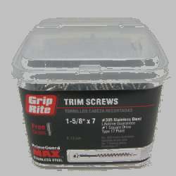 1-5/8" Ss Trim Head Screws 5#
