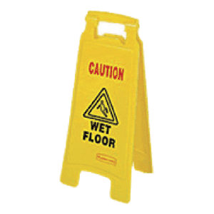 Yellow Wet Floor Sign