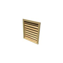 18x24 WOOD LOUVER GABLE VENT