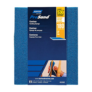 82082 5x Cntr Sand Pad 2pk 180g