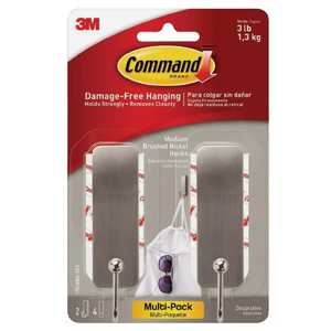 Md Decor Hook Bn Nickel