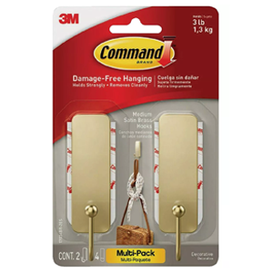 Md Decor Hook St Brass