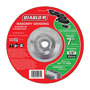 7" Masonry Grind Disc 27hub