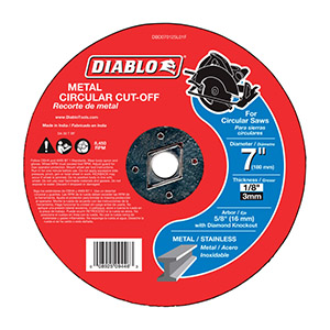 Diablo 7" Met. Cutoff Disc