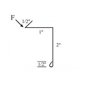 #105 Arch Counter Flashing (SO)