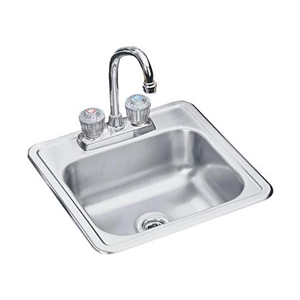 (m) Elkay 15x15 Bar Sink Ss Pack