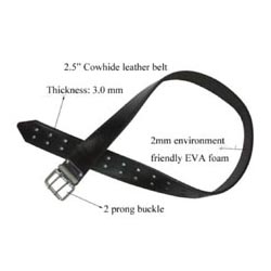 2-1/2" Leather Belt Up To 36"