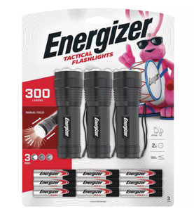 3pk 300l Led Flashlight