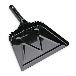 12" Black Metal Dustpan