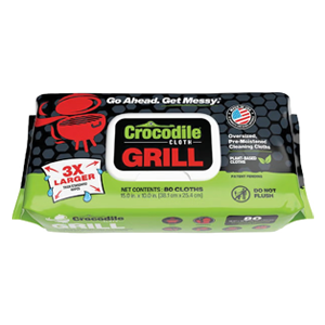 Crocodile 80ct Grill Clean Cloth