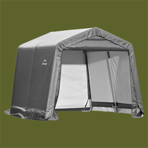 Shelter 10x10x8  Shed Peak Grey