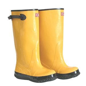 Yel.size 10 Rubber Boot