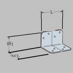 L Shaped Cornr Angle 18ga Zmax