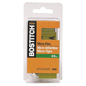 Bostitch 23ga Micro Pins 1"