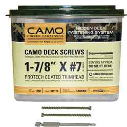 (e)camo #7 X 1-7/8" Coated 100sf