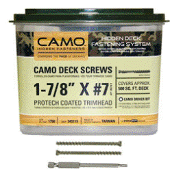 Camo #7 X 1-7/8" Coated 200sf