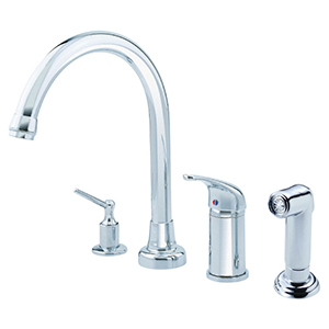 (e) Melrose Hi-rise Kitch Faucet