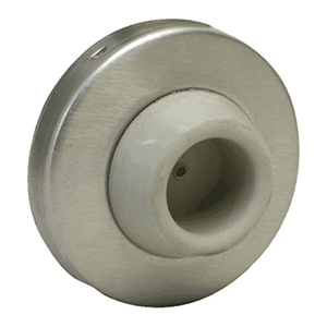 Concave Wall Stop Satin Chrome