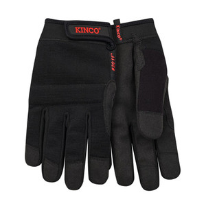 Kinco Synth. Leather Blk Med