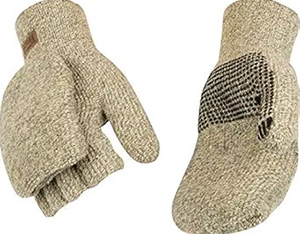 Ragwool Half Finger Mitten Lg