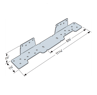 Adj. Stair-stringer Connector