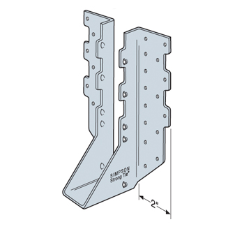 2x10 Dbl Joist Hanger Zx