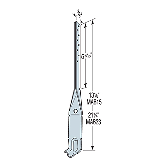 Mudsill Anchor Z-max 15"