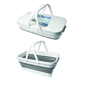 Colapsible Bbq Prep Tub W/handle