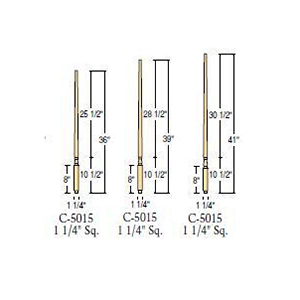 PRIMED BALUSTER S5015 1-1/4"x36"