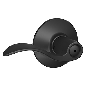 Privacy Accent Lever Matte Black