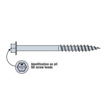 #10 1-1/2in STRUCT SCREW   100pk