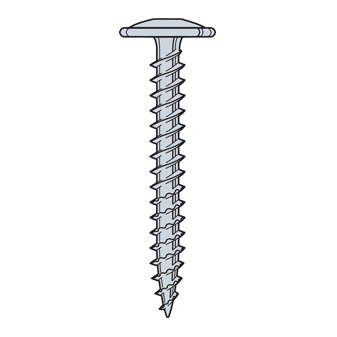 (M)#8x1.25 STRONG DR SCREW 100pk