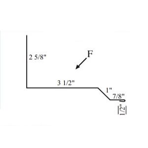 #08 Sidewall Flashing 10'2" (SO)