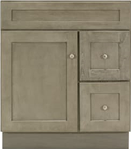 Driftwood Gray 30x21 Bath Vanity