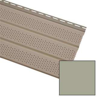 Khaki  T4 Full Vented Soffit 12'