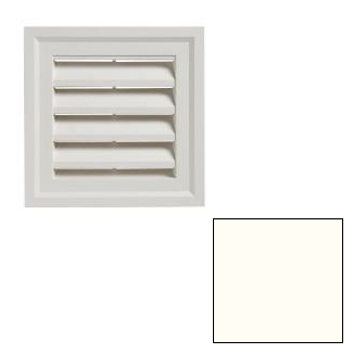 4" Square Exhaust Vent 123 White