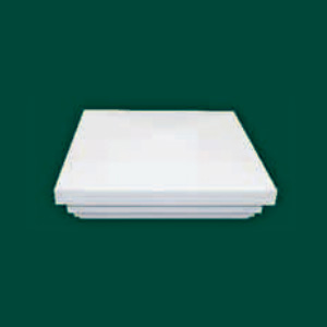 WHITE VINYL 4"x4" N.E. POST CAP