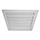 12x12 WHT ALUM LOUVER GABLE VENT