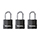 3pk Magnum Covrd Padlock