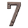 4" Oil Rubbed Bronze Number 7