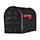 Black T3 Mailbox