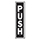 8-1/2x2 Push Sign